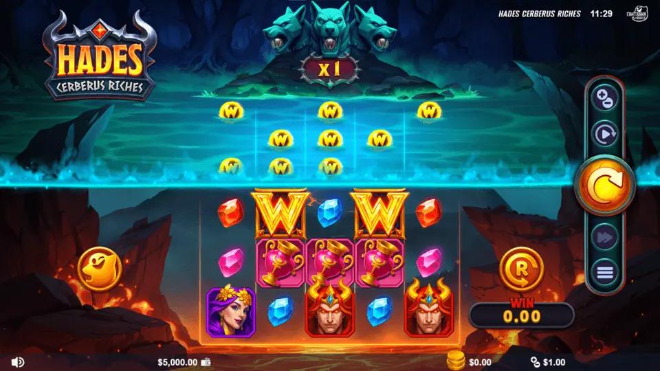 Hades Cerberus Riches gameplay screenshot 1