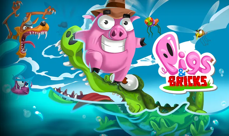 Pigs & Bricks game artwork