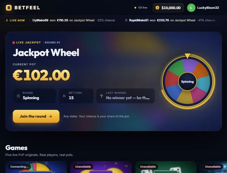Jackpot Wheel gameplay screenshot 1