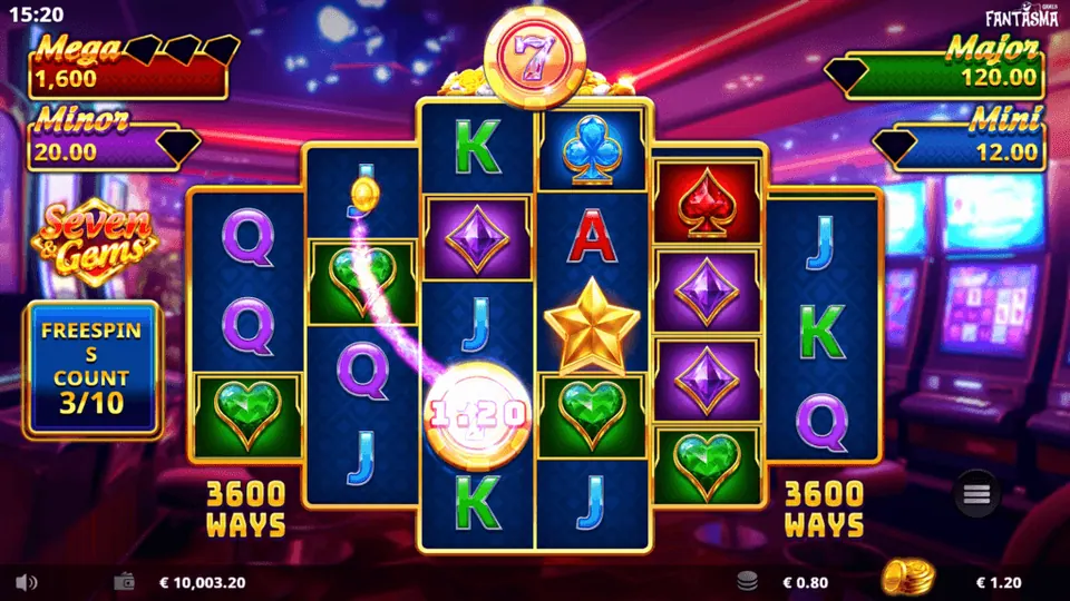 Seven & Gems Hold & Win gameplay screenshot 3