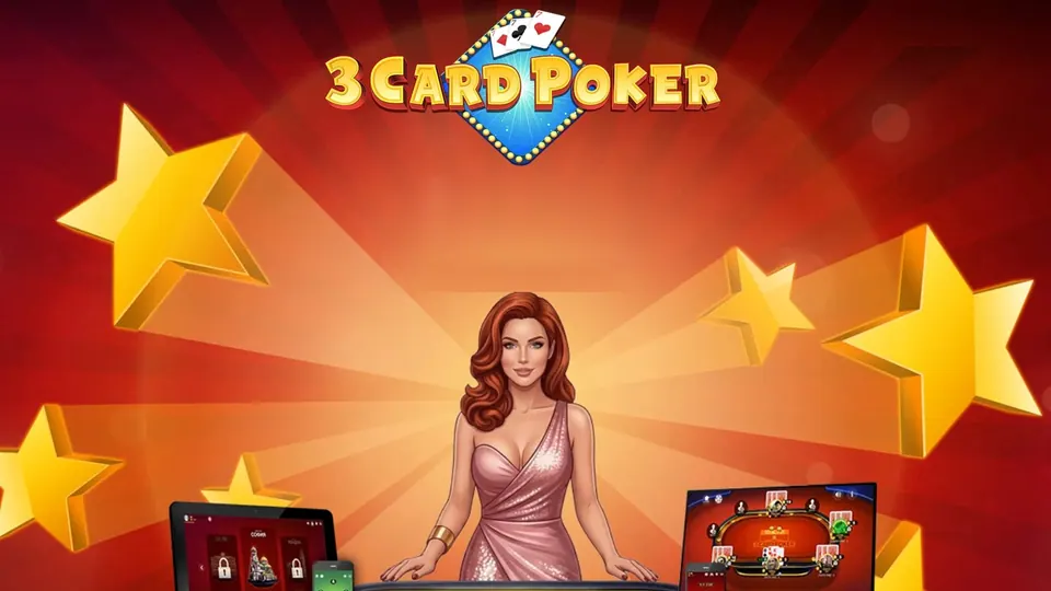 3 Cards Poker (Svara) table & multiplayer artwork