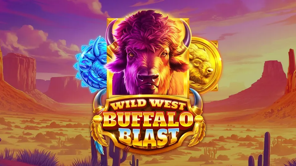 Wild West Buffalo Blast slot artwork