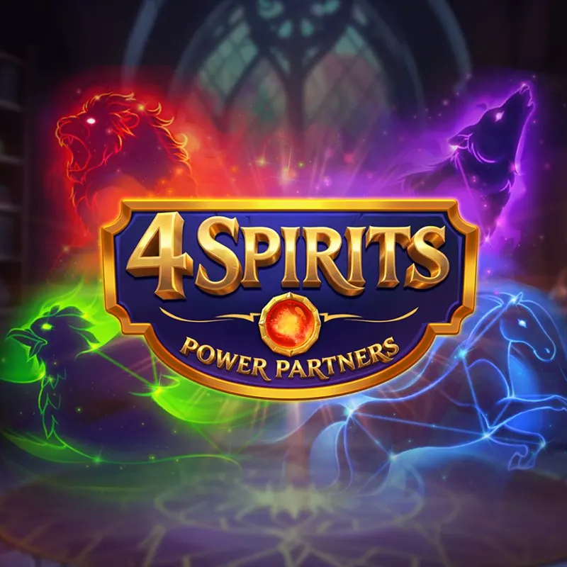 4 Spirits Power Partners slot key art