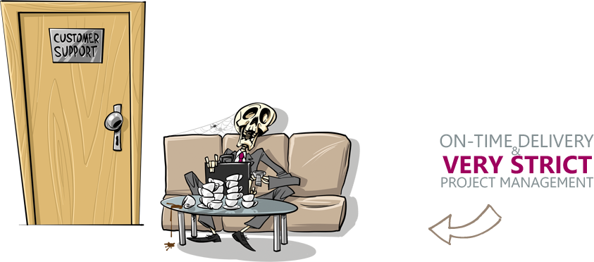 Get your own team managed by professionals (5, 10… 15 people or more)